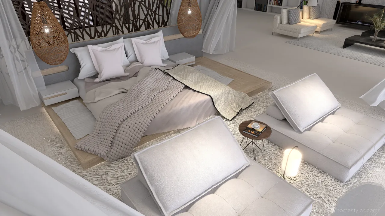 MasterBedroom 3d design renderings