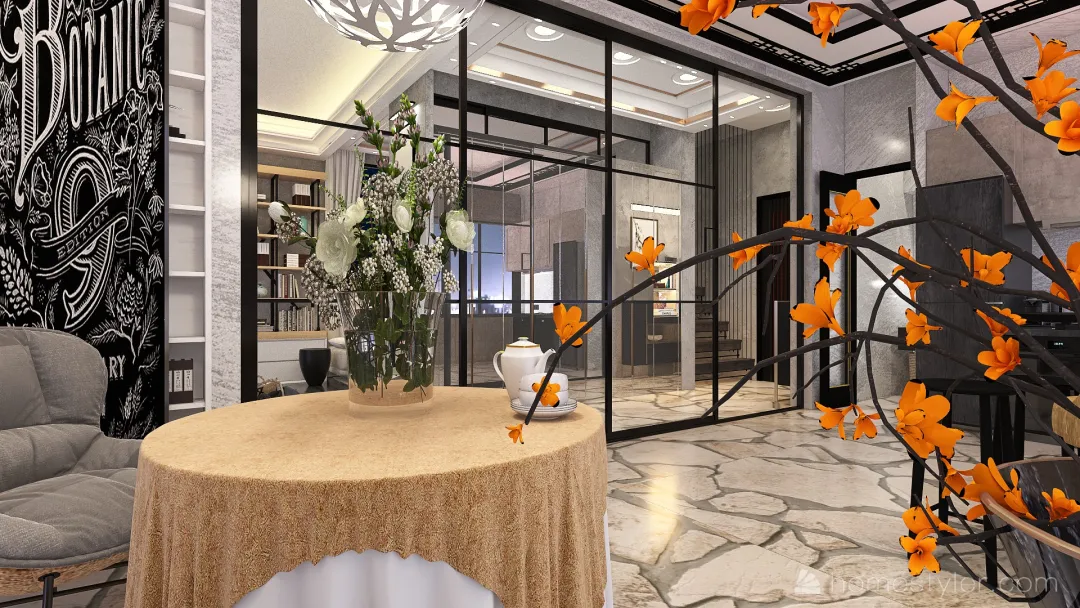#HSDA2021Residential - Man style appartament 3d design renderings