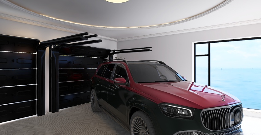 Farmhouse Garage 3d design renderings