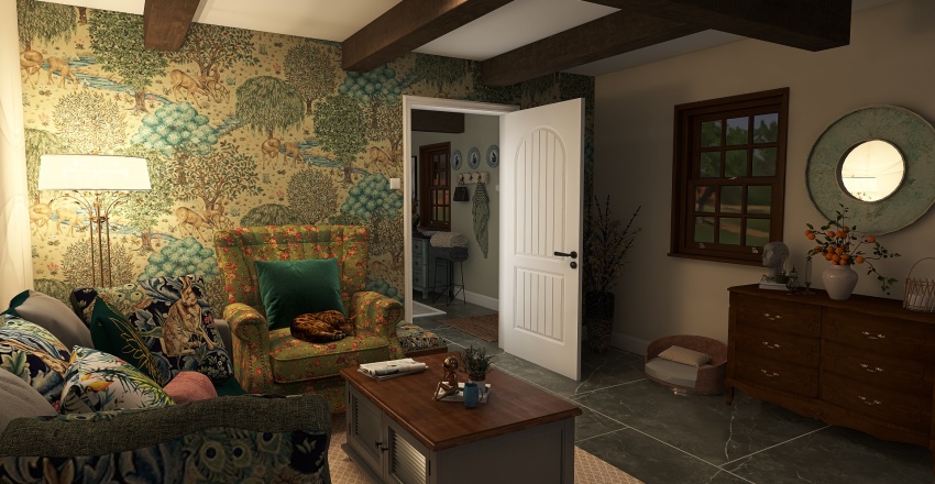 Country cottage for portfolio 3d design renderings