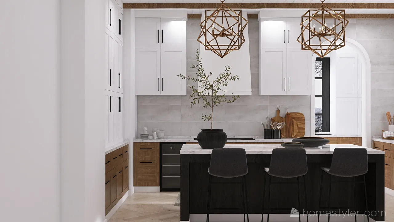 #KitchenContest - | TRADITIONAL KITCHEN | 3d design renderings