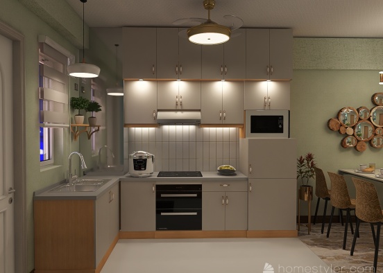 #KitchenContest - [＂Dream＂ Kitchen] Design Rendering