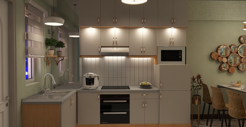 #KitchenContest - [＂Dream＂ Kitchen] 3d design renderings