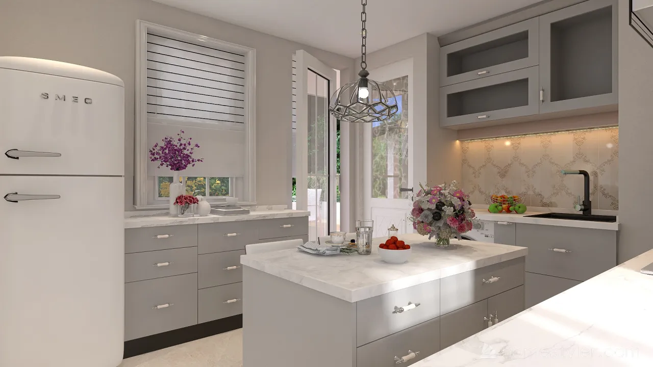 Kitchen 3d design renderings