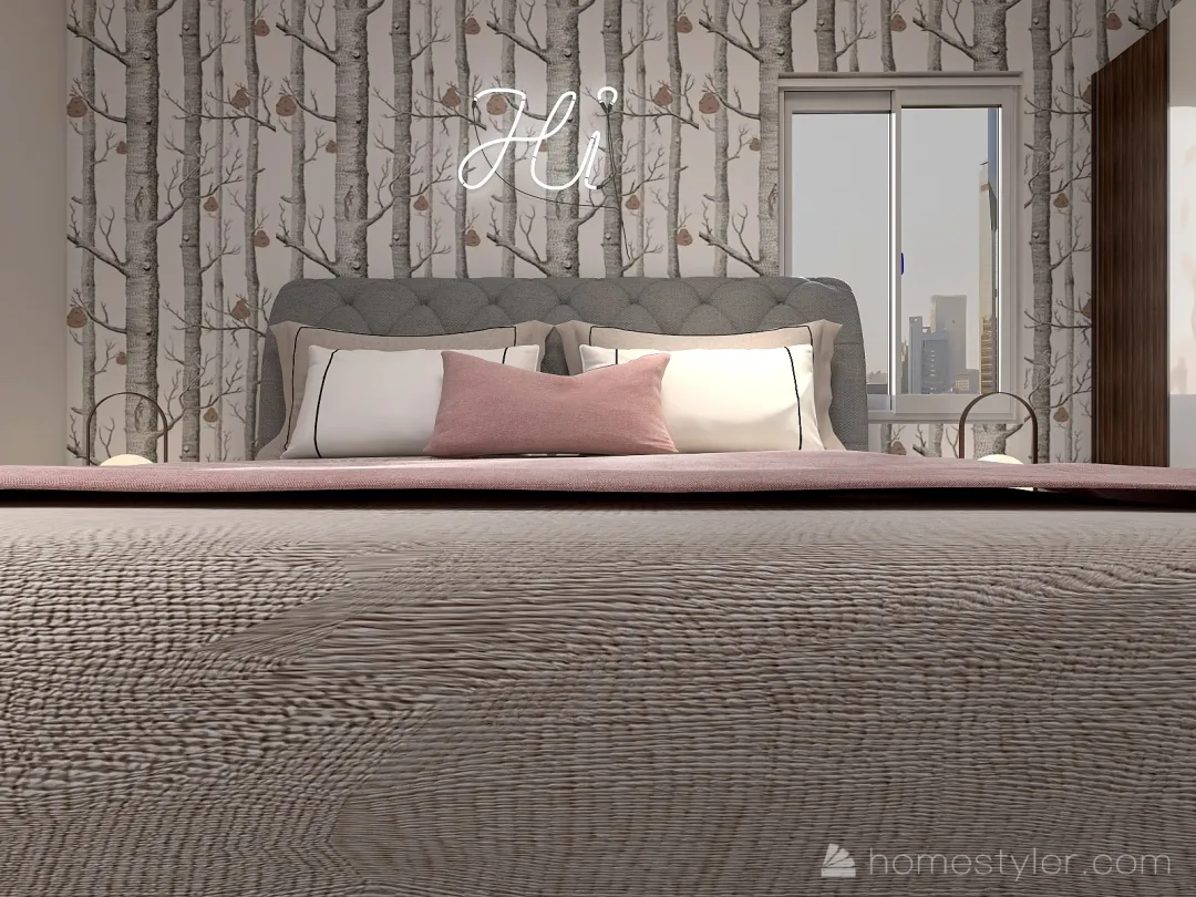 Dormitorio Juvenil 3d design renderings