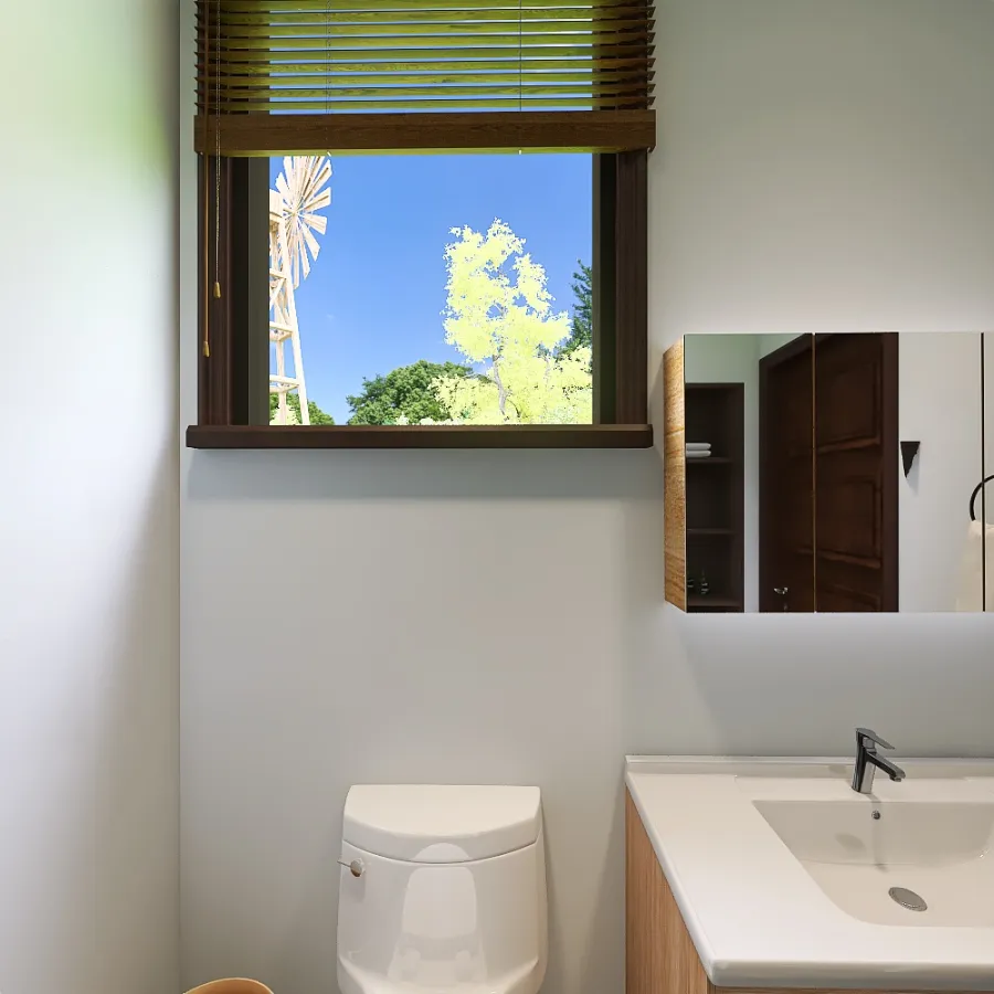 Contemporary Bathroom 2 3d design renderings