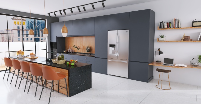 #KitchenContest- The Heart of the House 3d design renderings