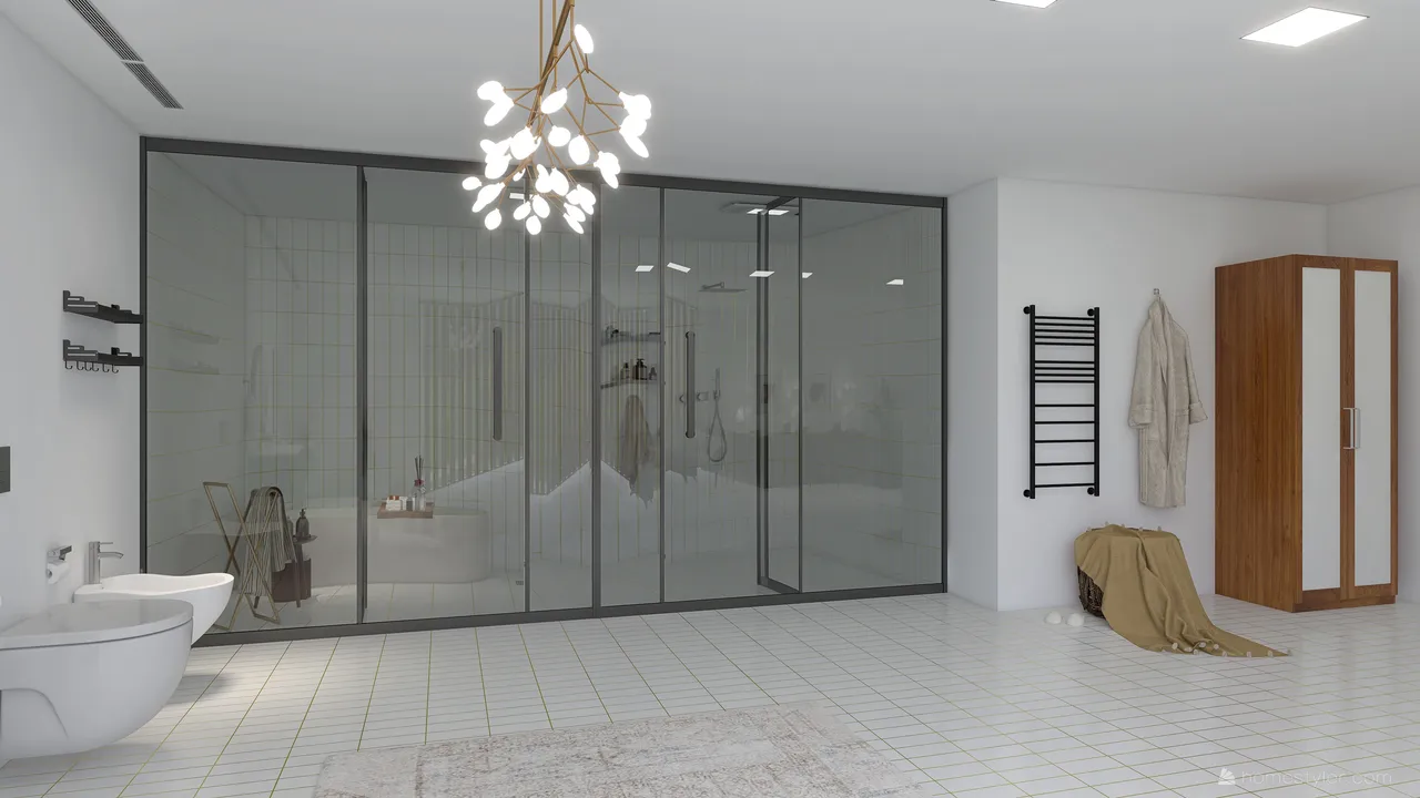 SecondBathroom 3d design renderings