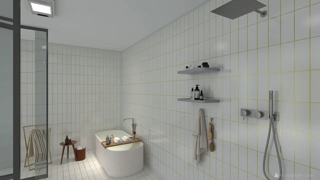 SecondBathroom 3d design renderings