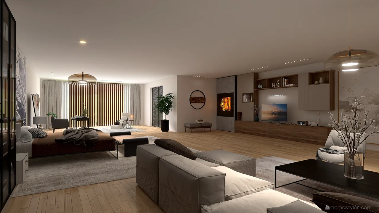 SecondBedroom 3d design renderings