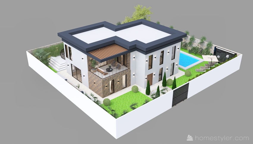 #HSDA2021Residential Modern House 3d design picture 1472.02