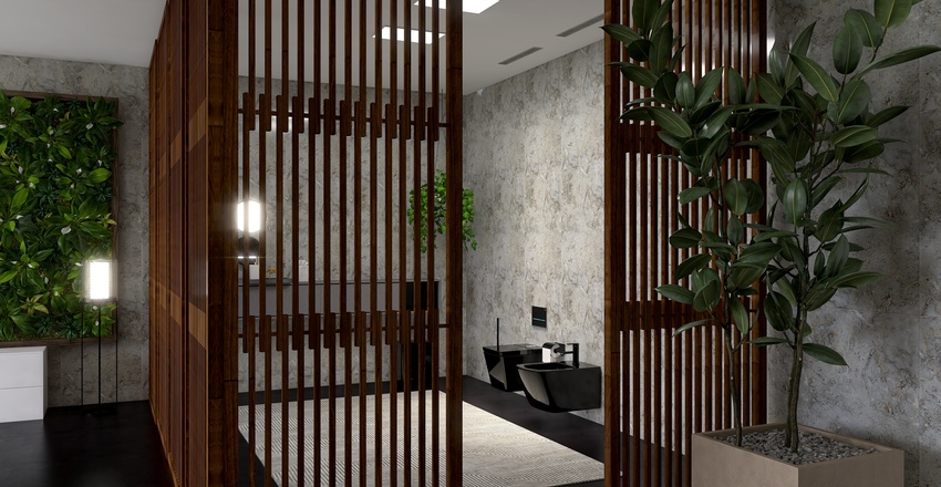 Master Bathroom 3d design renderings