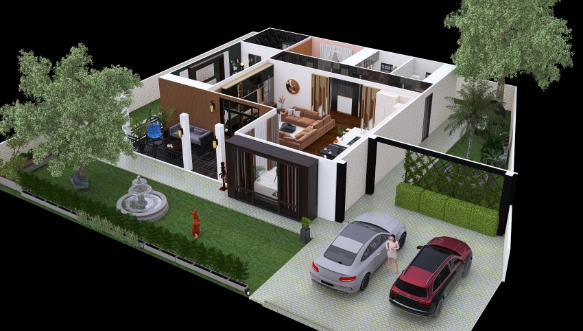 AD Project House 3d design picture 480.61