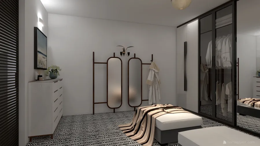 Walk-In closet 3d design renderings