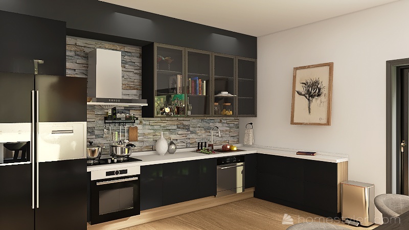 kitchen 3d design renderings