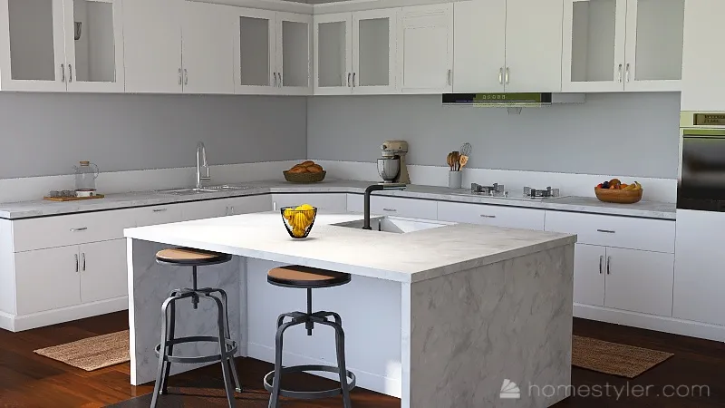 Kitchen 3d design renderings