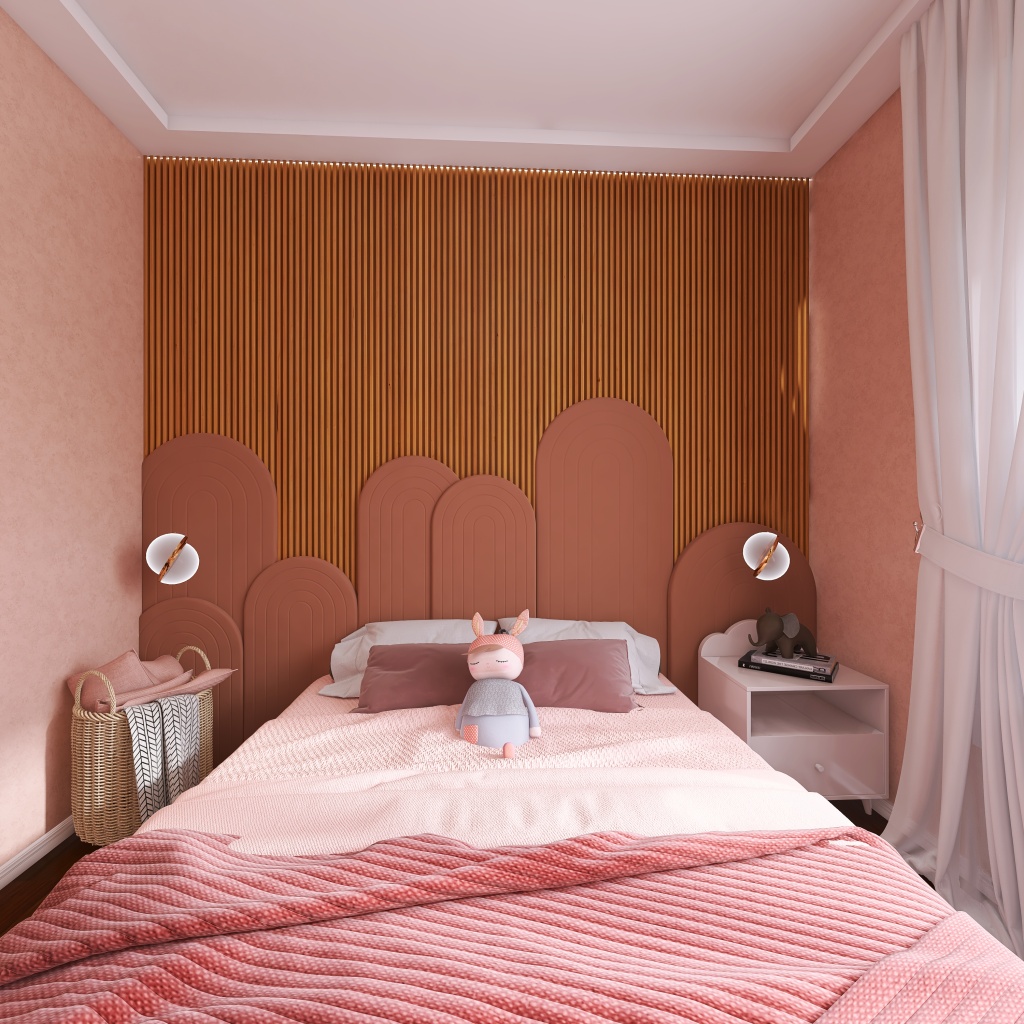 Contemporary Bedroom 3d design renderings
