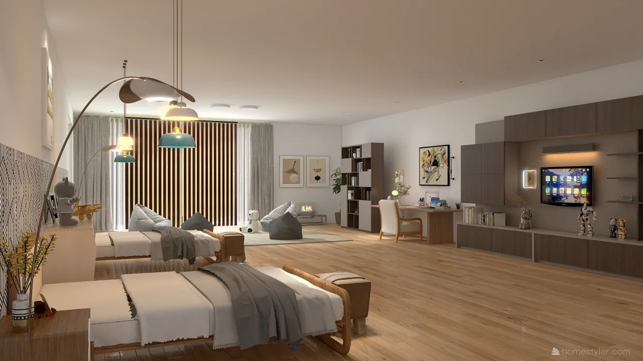 Bedroom 3d design renderings