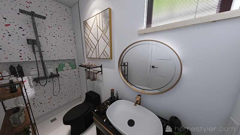 Bathroom 3d design renderings