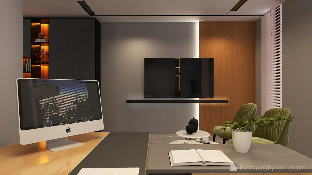 Offices 3d design renderings