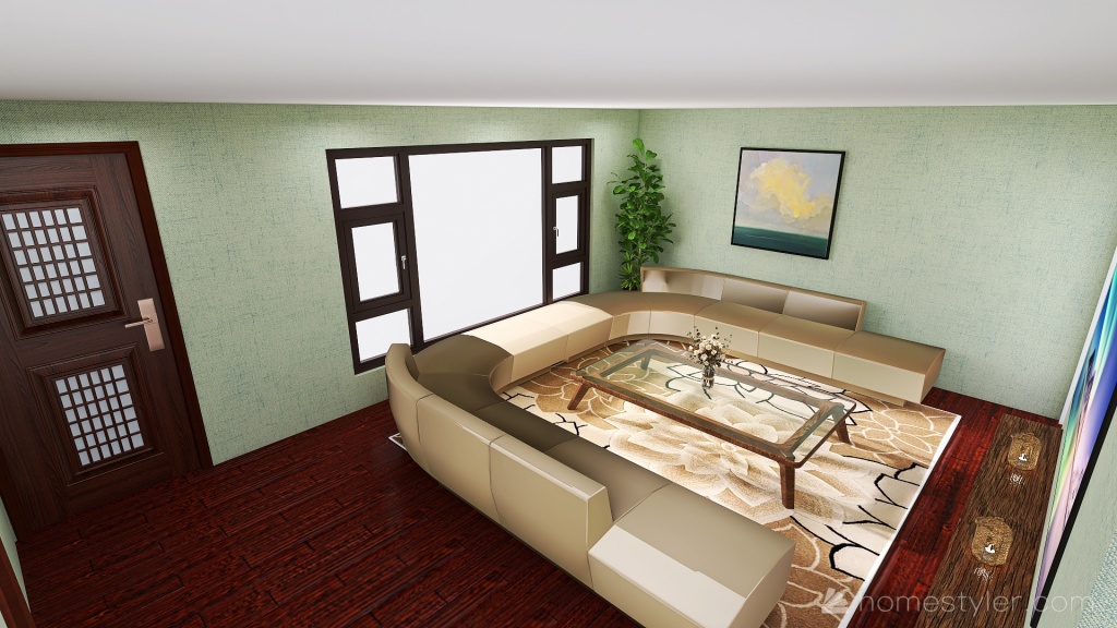 Living room Project 3d design renderings