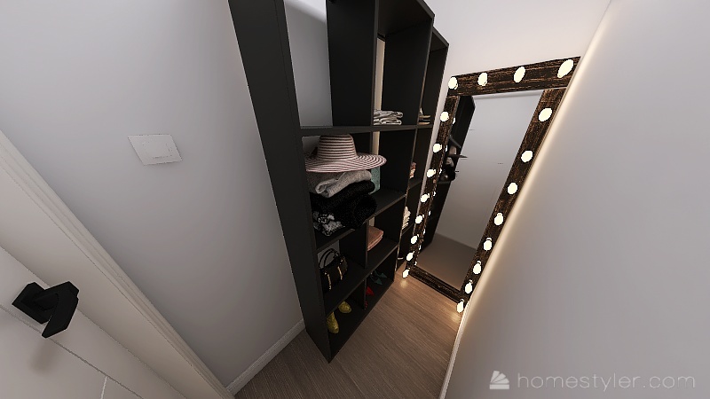 Second Closet 3d design renderings