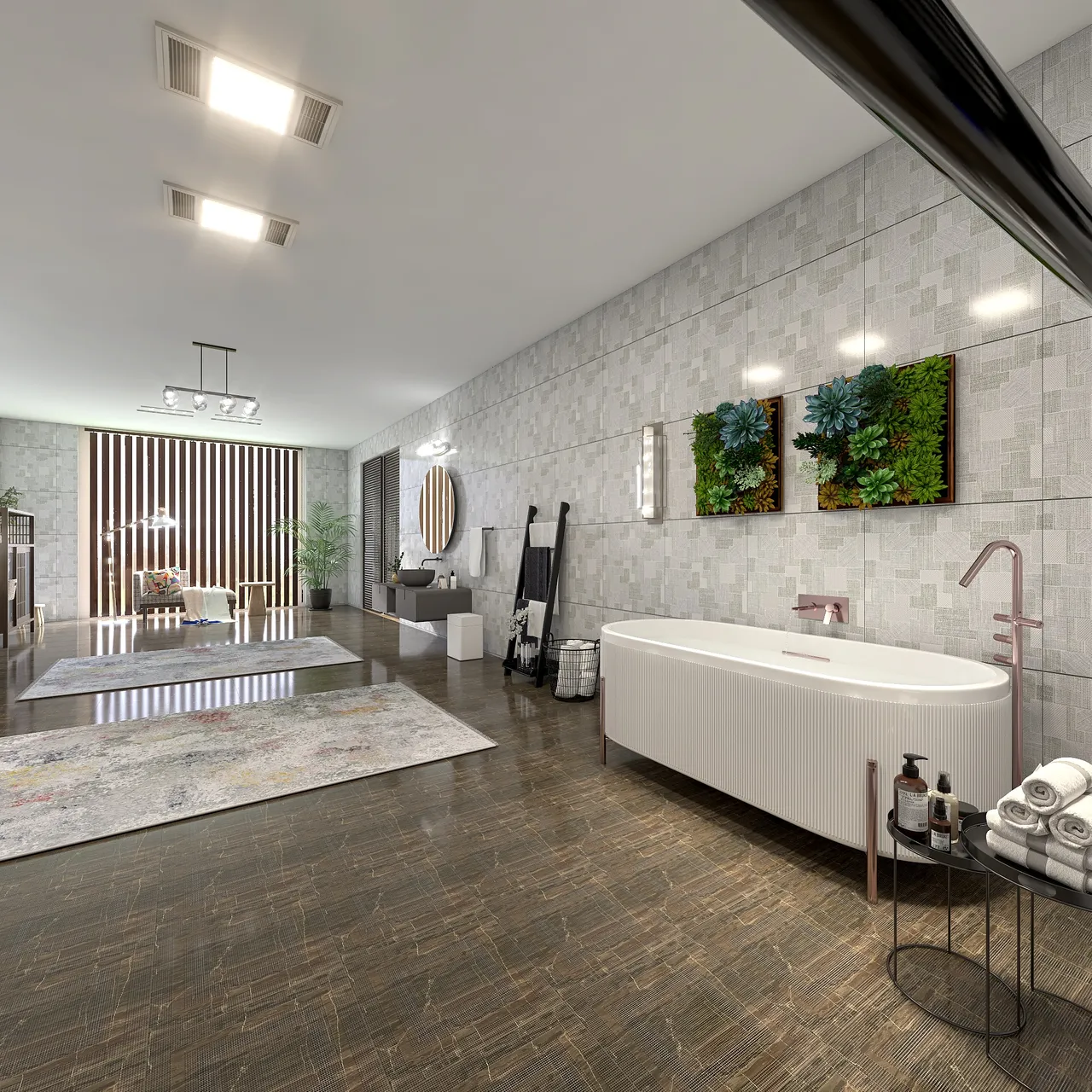 Bathroom 3d design renderings