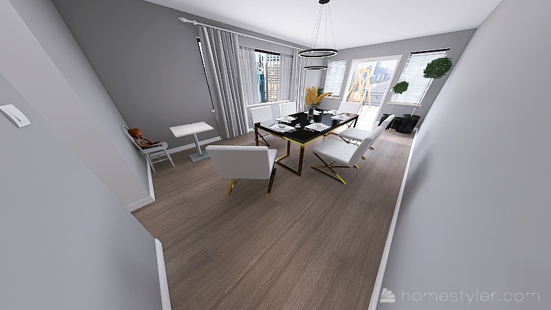 Dining Room 3d design renderings
