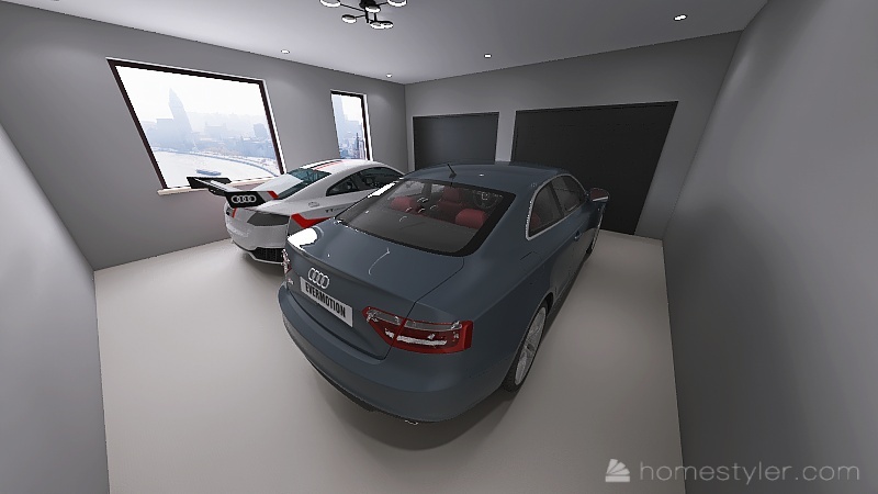 Garage 3d design renderings