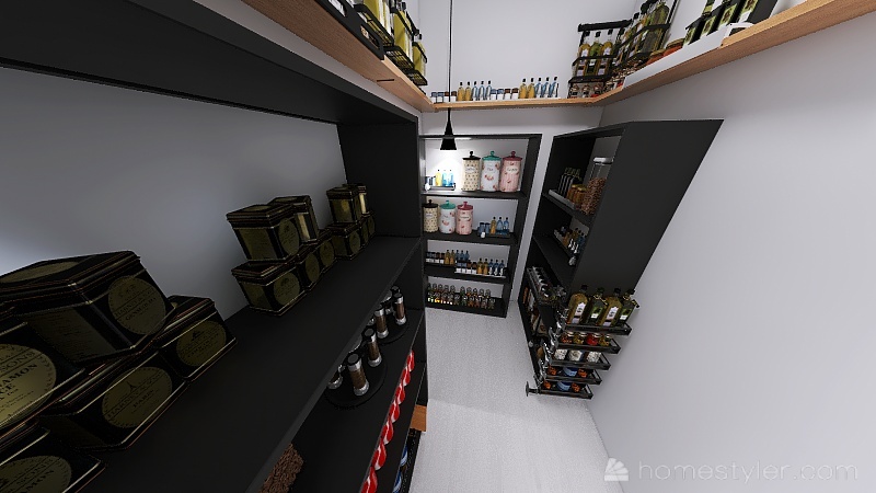 Pantry 3d design renderings