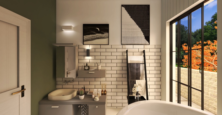 Bathroom 3d design renderings