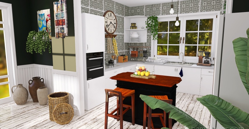 #Kitchen contest 3d design renderings