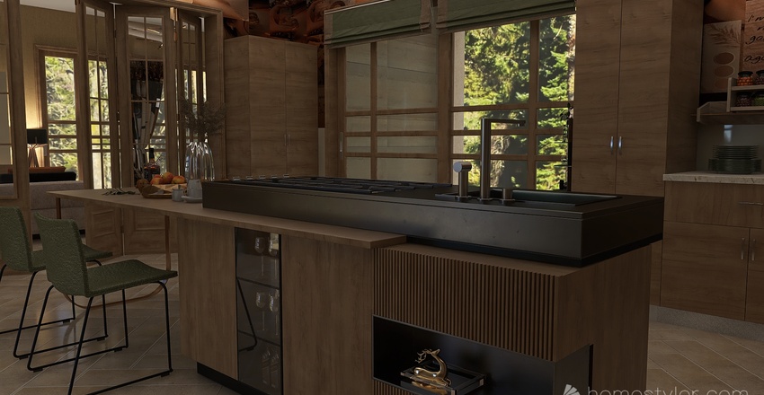 Kitchen 3d design renderings