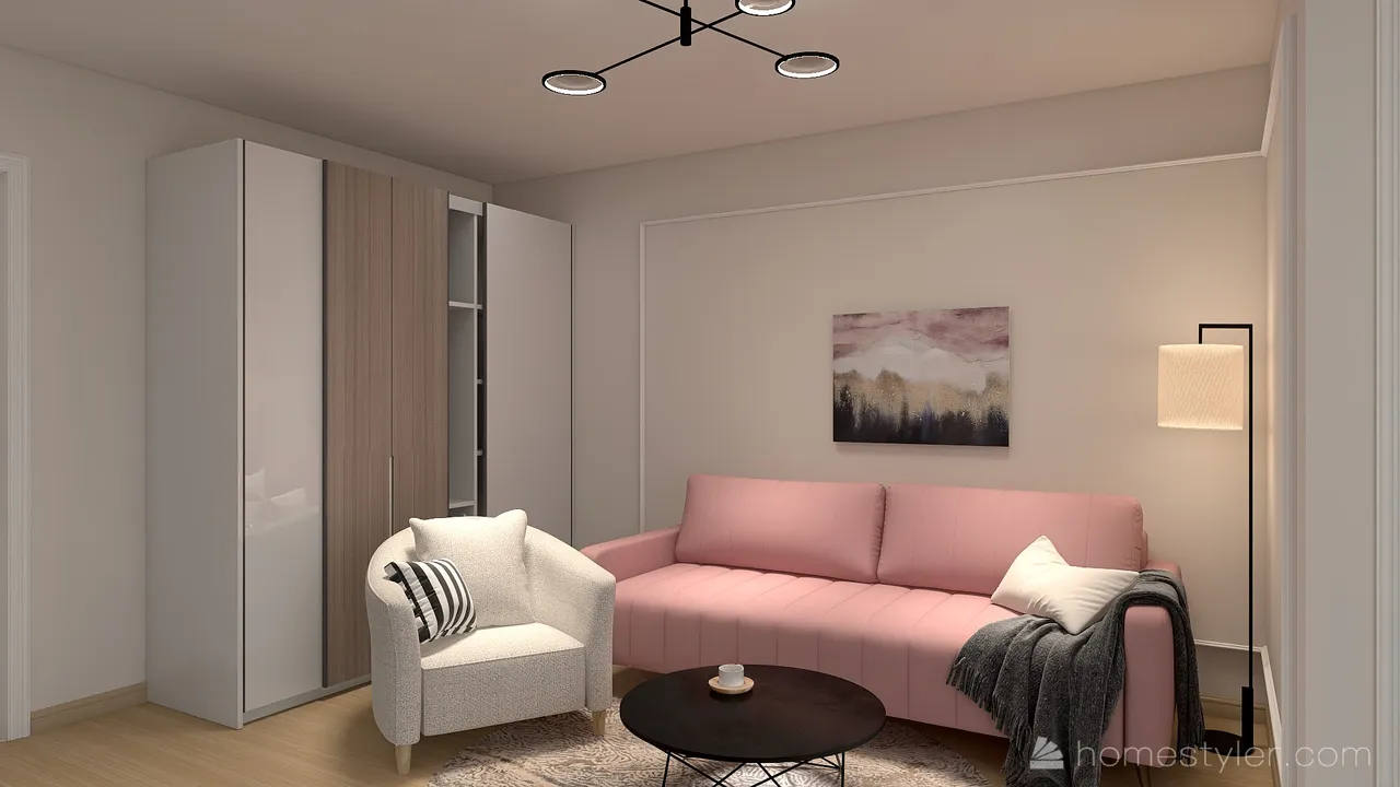 LivingDiningRoom 3d design renderings