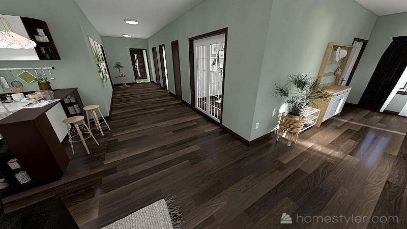 Hallway 3d design renderings