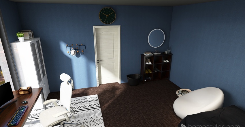 Jeremys Bedroom 3d design renderings