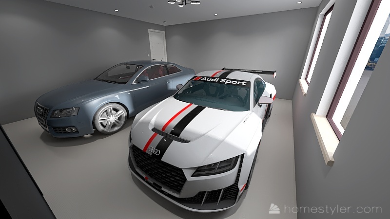 Garage 3d design renderings