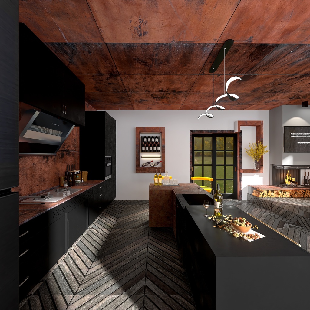 #KitchenContest  ` 3d design renderings