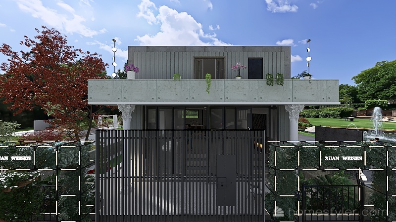 #HSDA2021ResidentialModernHome 3d design renderings
