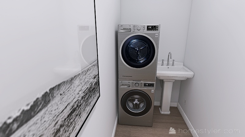 Laundry Room 3d design renderings