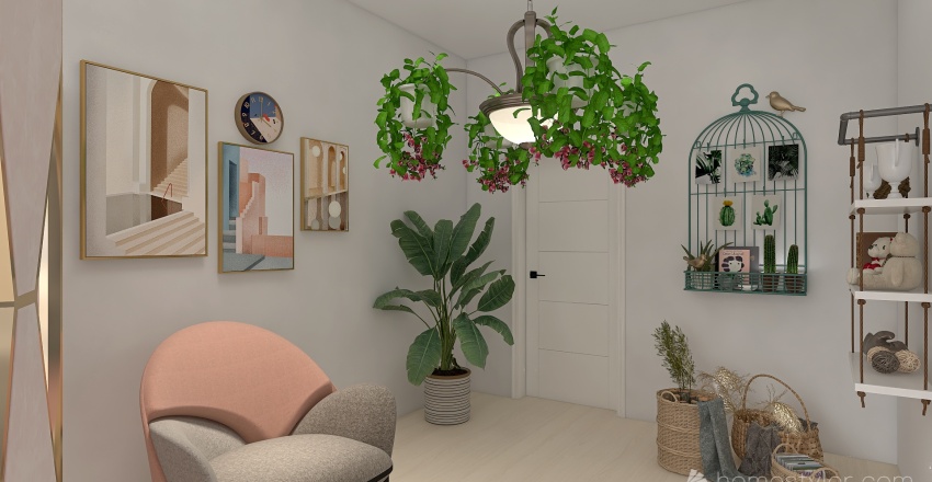 Cute apartment 3d design renderings