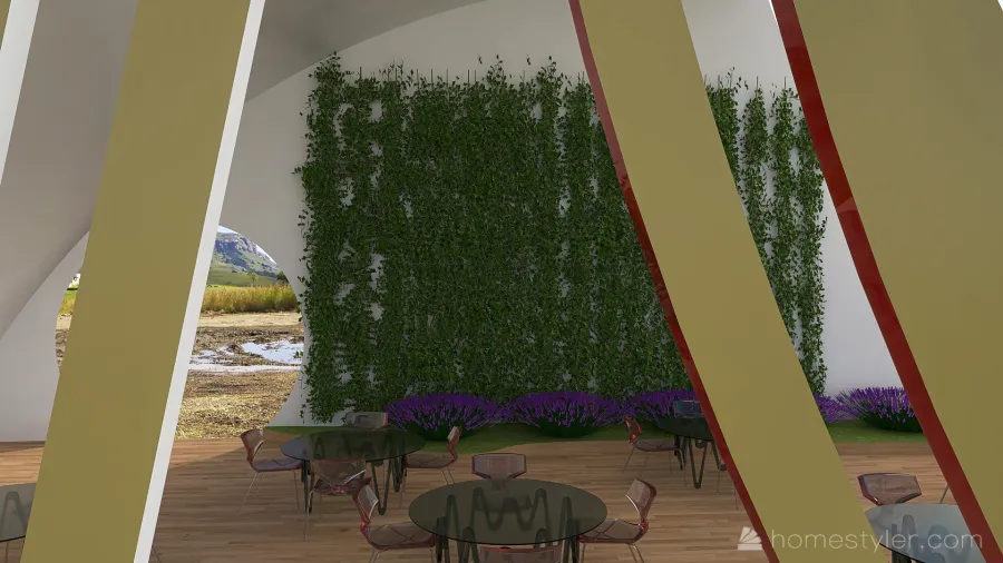 #HSDA2021Commercial - Meta Restaurant 3d design renderings