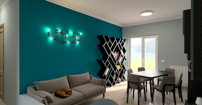 Appartamento Romano 3d design renderings