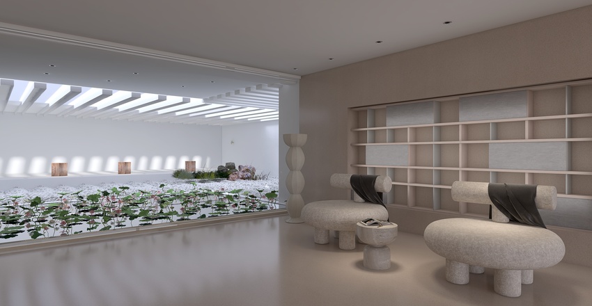 Living & Dining 3d design renderings