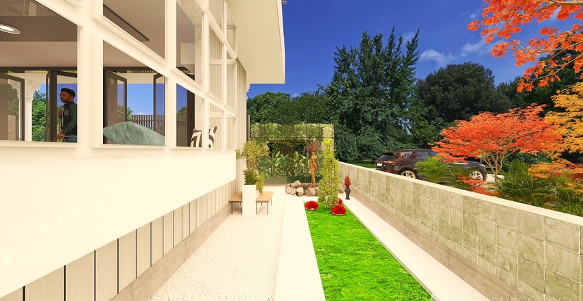 Giardino 3d design renderings