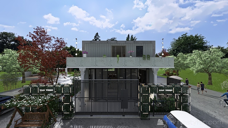 #HSDA2021ResidentialModernHome 3d design renderings