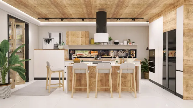 #KitchenContest Cozy Kitchen with pantry