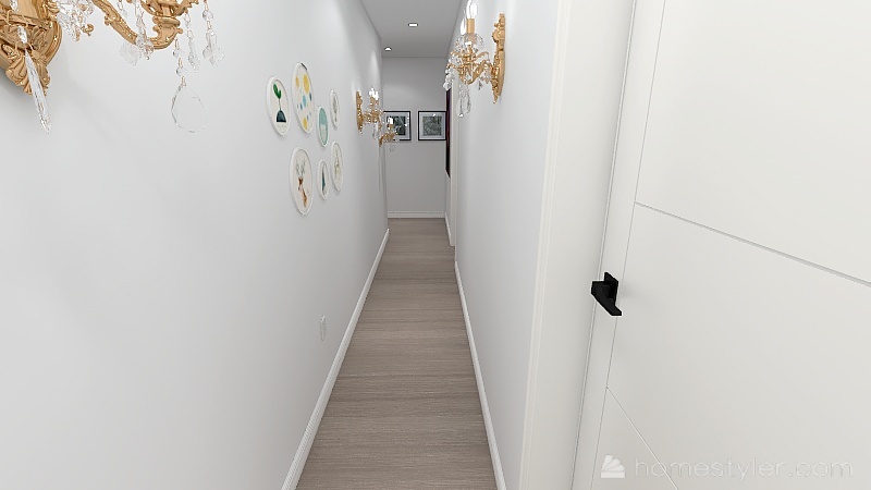 Corridor 3d design renderings
