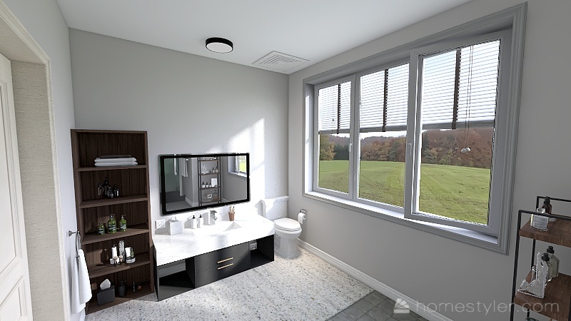 Bathroom 3d design renderings