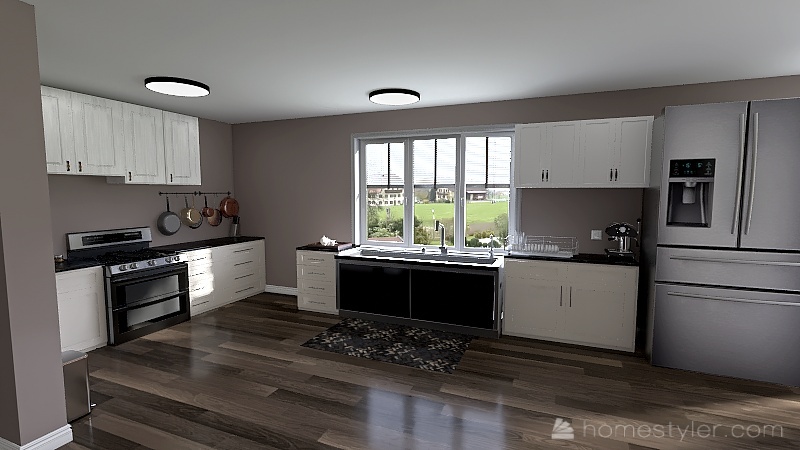 Second Bathroom 3d design renderings